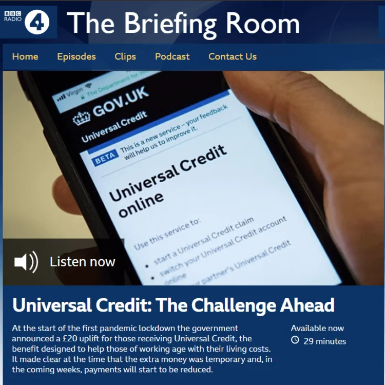 Policy alternatives to the £20 cut to Universal Credit